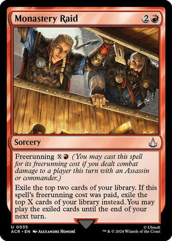 Monastery Raid (Universes Beyond: Assassin's Creed) Near Mint Foil