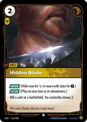 Hidden Blade (Origins) Near Mint