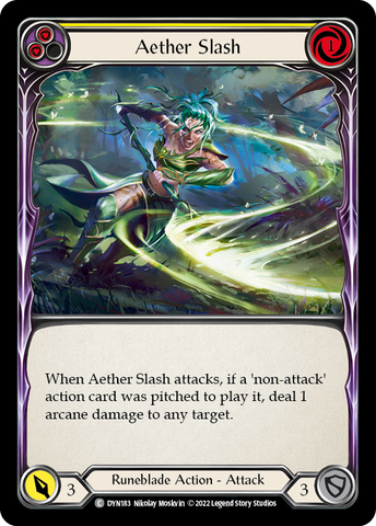 Aether Slash (Yellow) [DYN183] (Dynasty)