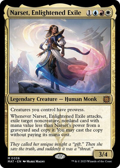 Narset, Enlightened Exile (March of the Machine: The Aftermath) Near Mint