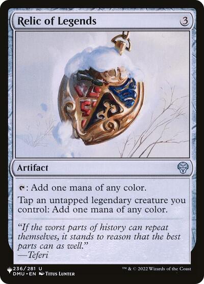Relic of Legends (The List) Near Mint
