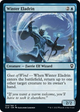 Winter Eladrin (Commander Legends: Battle for Baldur's Gate) Near Mint Foil