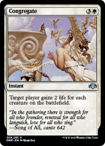 Congregate (Dominaria Remastered) Near Mint Foil