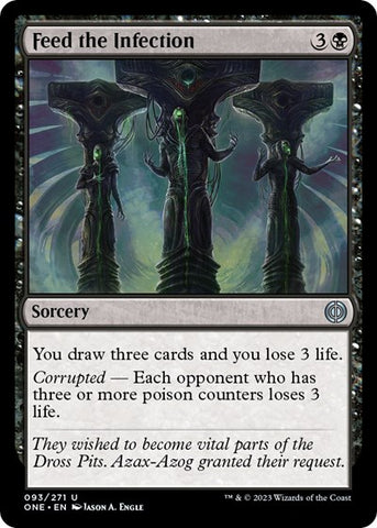 Feed the Infection (Phyrexia: All Will Be One) Near Mint Foil