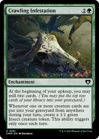 Crawling Infestation (Commander Masters) Near Mint