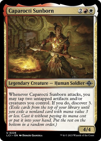 Caparocti Sunborn (The Lost Caverns of Ixalan) Near Mint Foil