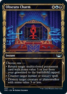 Obscura Charm (Showcase) (Streets of New Capenna) Near Mint Foil