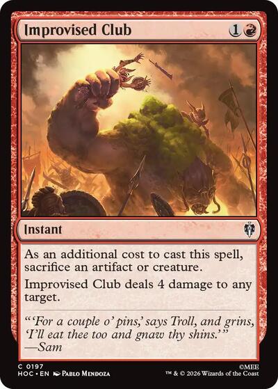 Improvised Club (The Hobbit: Eternal-Legal) Near Mint