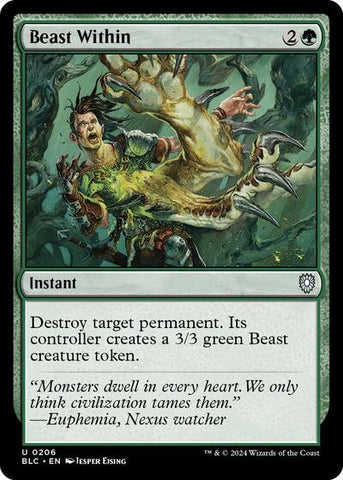 Beast Within (Commander: Bloomburrow) Near Mint
