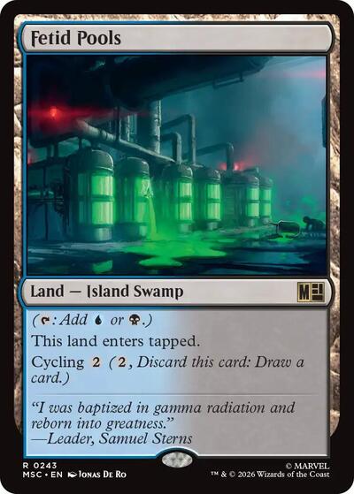 Fetid Pools (Surge Foil) (Commander: Marvel Super Heroes) Near Mint Foil