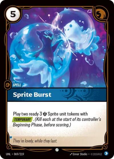 Sprite Burst (Unleashed) Near Mint Foil
