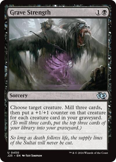 Grave Strength (Foundations Jumpstart) Near Mint