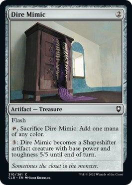 Dire Mimic (Commander Legends: Battle for Baldur's Gate) Near Mint Foil