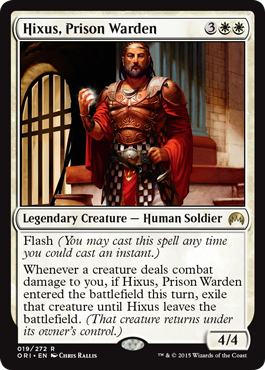 Hixus, Prison Warden (Magic Origins) Near Mint
