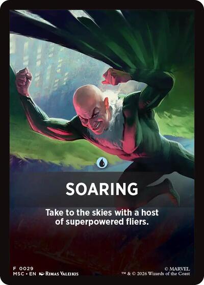 Soaring Theme Card (Commander: Marvel Super Heroes) Near Mint