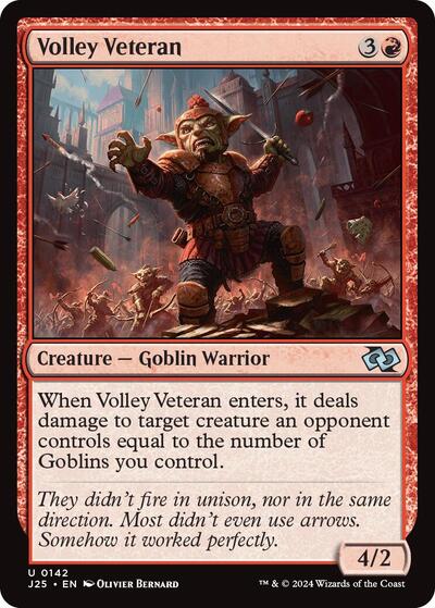 Volley Veteran (Foundations Jumpstart) Near Mint