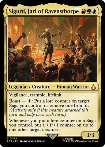 Sigurd, Jarl of Ravensthorpe (Universes Beyond: Assassin's Creed) Near Mint Foil