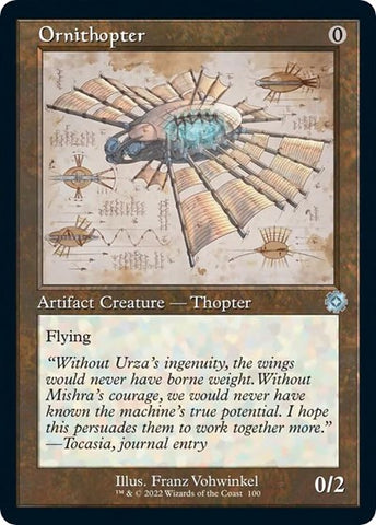 Ornithopter (Schematic) (The Brothers' War: Retro Frame Artifacts) Near Mint