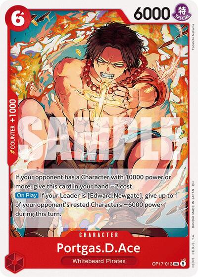 Portgas.D.Ace (The World's Strongest Warriors) Near Mint