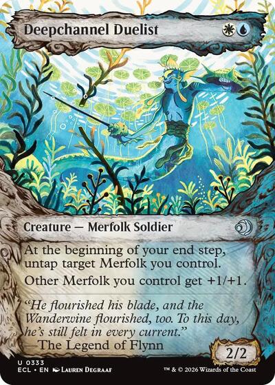 Deepchannel Duelist (Showcase) (Lorwyn Eclipsed) Near Mint