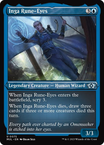 Inga Rune-Eyes (Foil Etched) (March of the Machine: Multiverse Legends) Near Mint Foil