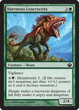 Ravenous Leucrocota (Journey into Nyx) Near Mint Foil