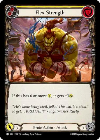 Flex Strength (Yellow) (Super Slam) Near Mint