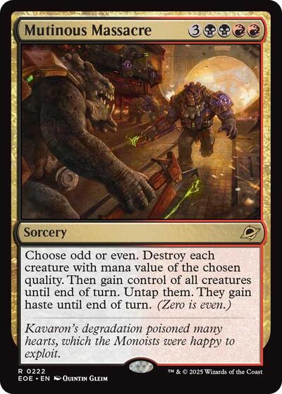 Mutinous Massacre (Edge of Eternities) Near Mint