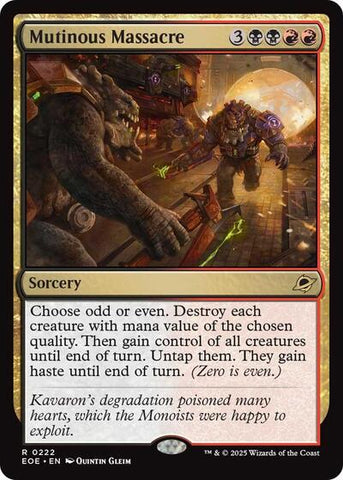 Mutinous Massacre (Edge of Eternities) Near Mint