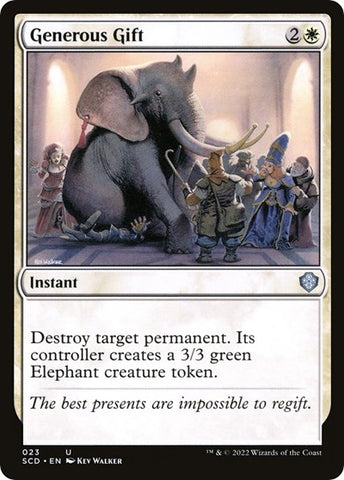 Generous Gift (Commander 2022 Starter Decks) Near Mint