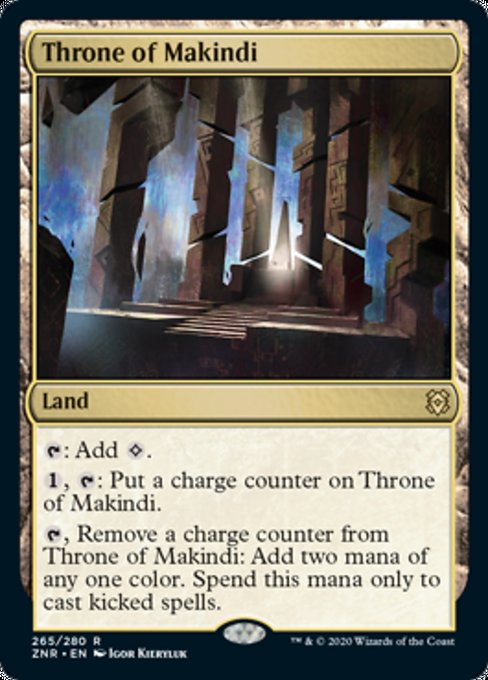 Throne of Makindi (Zendikar Rising) Near Mint