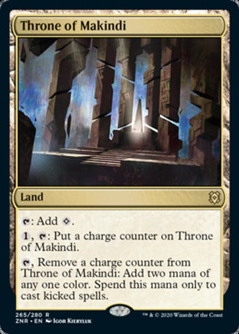 Throne of Makindi (Zendikar Rising) Near Mint