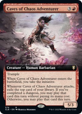 Caves of Chaos Adventurer (Extended Art) (Commander Legends: Battle for Baldur's Gate) Near Mint