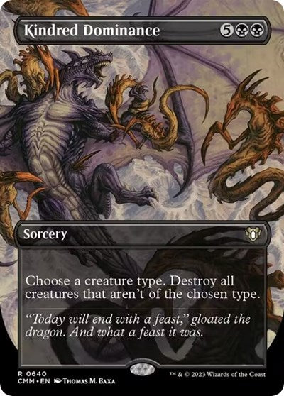 Kindred Dominance (Borderless) (Commander Masters) Near Mint