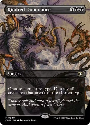 Kindred Dominance (Borderless) (Commander Masters) Near Mint