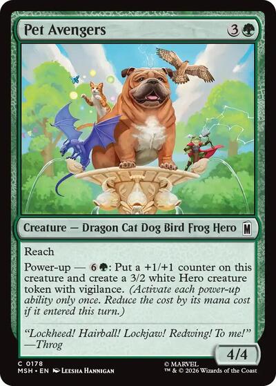 Pet Avengers (Marvel Super Heroes) Near Mint Foil