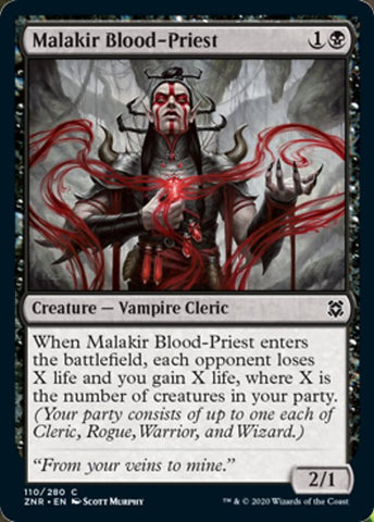 Malakir Blood-Priest (Zendikar Rising) Near Mint Foil