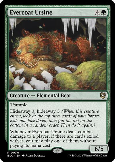 Evercoat Ursine (Commander: Bloomburrow) Near Mint