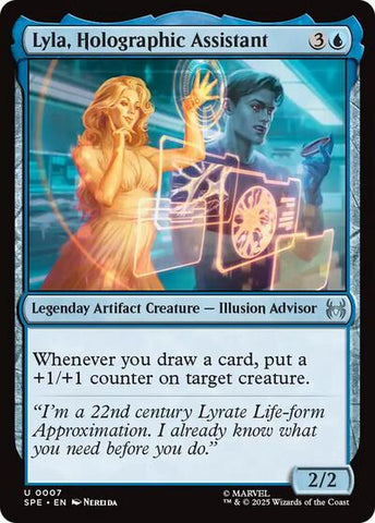 Lyla, Holographic Assistant (Marvel's Spider-Man: Eternal-Legal) Near Mint Foil
