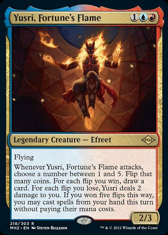 Yusri, Fortune's Flame (Modern Horizons 2) Near Mint Foil