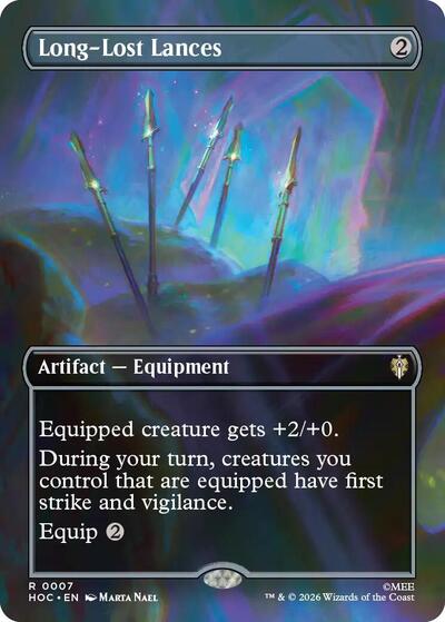 Long-Lost Lances (Borderless) (The Hobbit: Eternal-Legal) Near Mint
