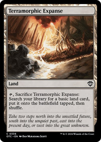 Terramorphic Expanse (Commander: Outlaws of Thunder Junction) Near Mint