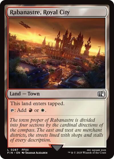Rabanastre, Royal City (Universes Beyond: FINAL FANTASY) Light Play Foil