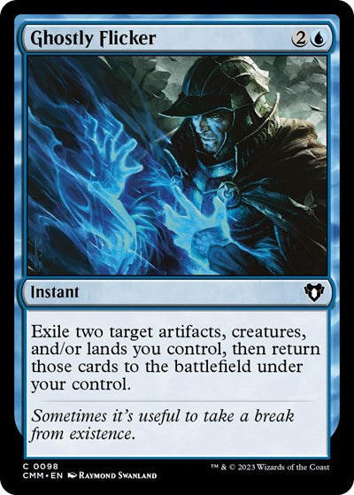 Ghostly Flicker (Commander Masters) Near Mint Foil
