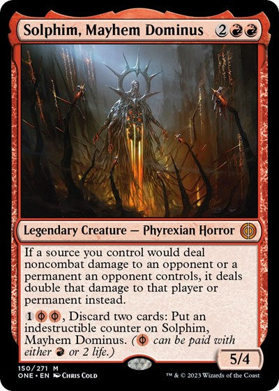 Solphim, Mayhem Dominus (Phyrexia: All Will Be One) Near Mint