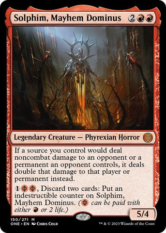 Solphim, Mayhem Dominus (Phyrexia: All Will Be One) Near Mint
