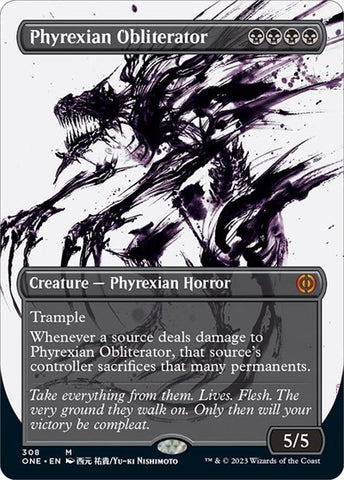 Phyrexian Obliterator (Showcase) (Phyrexia: All Will Be One) Near Mint