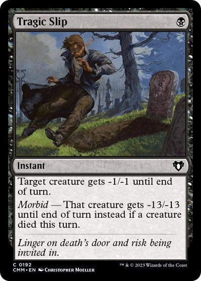 Tragic Slip (Commander Masters) Near Mint