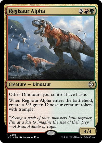 Regisaur Alpha (Commander: The Lost Caverns of Ixalan) Near Mint