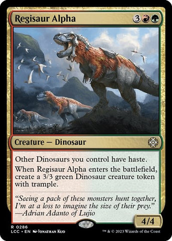Regisaur Alpha (Commander: The Lost Caverns of Ixalan) Near Mint